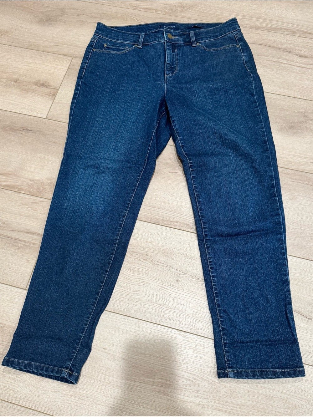 Charter Club Dark Indigo Straight Jeans